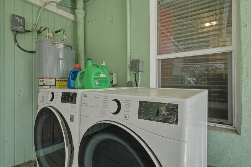 Washer and dryer