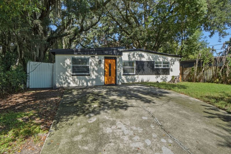 Driveway and front yard