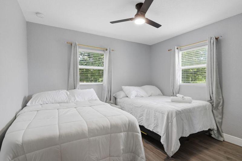 Bedroom with two beds